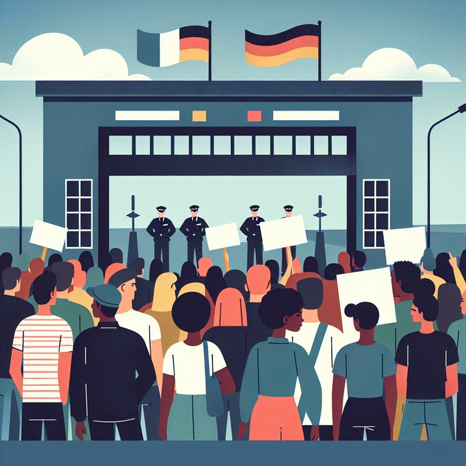 Franco-German youth rally in Kehl protests ongoing internal Schengen checks