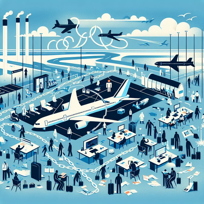 Thousands of passengers stranded as major French airports suffer 29 cancellations and 216 delays in a single day