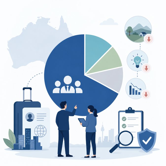 Las visas patrocinadas por empleadores dominan ahora la cuota de Australia para 2026-27, según análisis de Interstaff