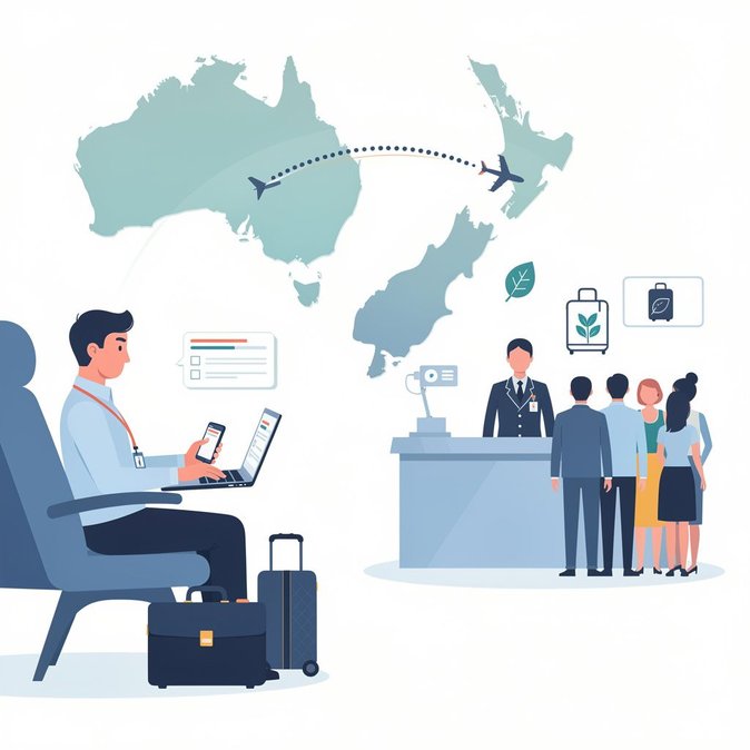 Actualización de Smartraveller recuerda a los australianos que deben completar la Declaración de Viaje a Nueva Zelanda antes del control de pasaportes