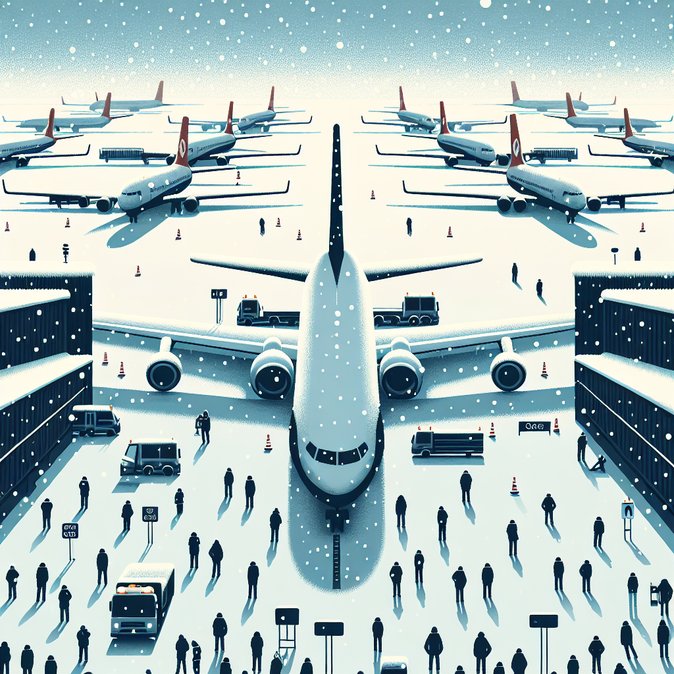 Europe-wide weather and strike chaos slows German airports, warns industry tracker