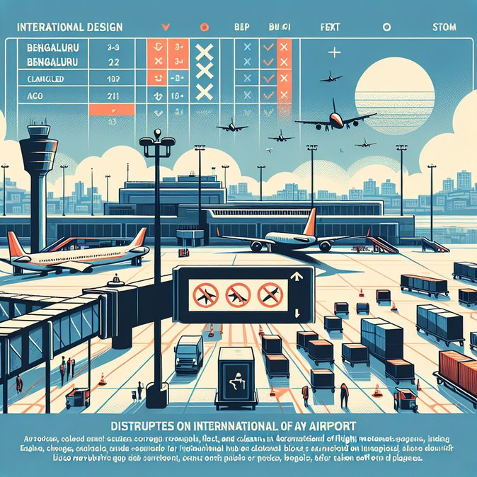 Airspace curbs force 21 flight cancellations at Bengaluru’s Kempegowda Airport