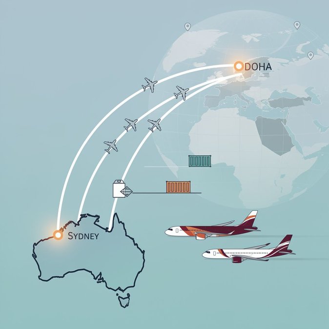 فيرجن أستراليا وقطر Airways تضاعفان رحلات سيدني – الدوحة، بإضافة 7,000 مقعد أسبوعياً