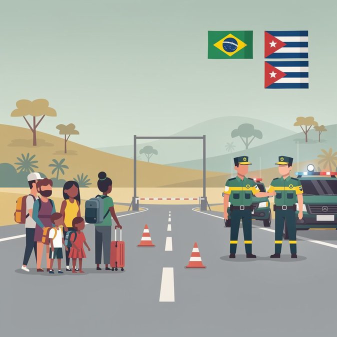108 migrants cubains secourus à la frontière entre le Brésil et la Guyane ; cinq passeurs arrêtés