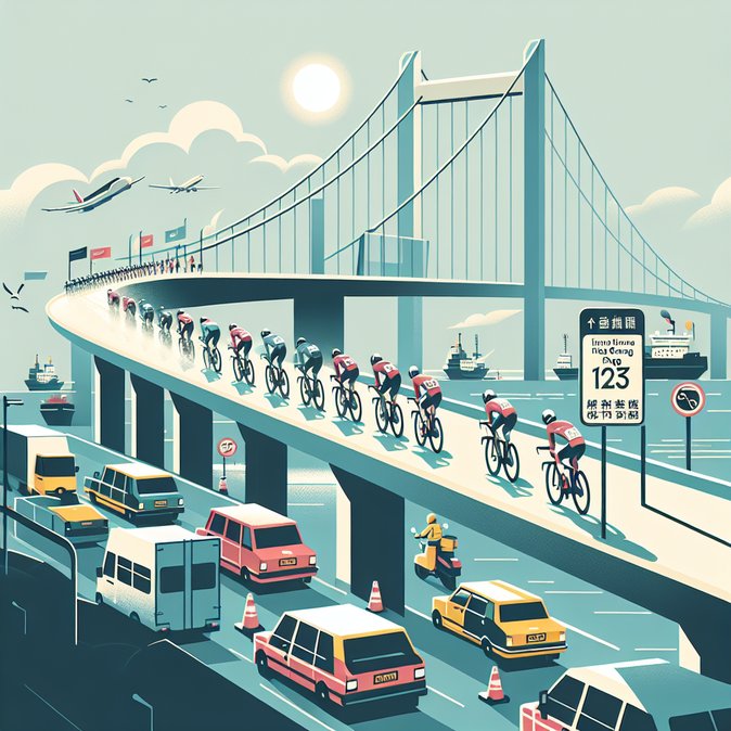 Cross-border Cycling Race Shuts Hong Kong-Zhuhai-Macao Bridge, Causing Half-Day Border Disruption for Travellers
