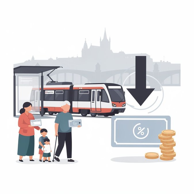Prague Re-Introduces 70 % Public-Transport Discount for Residents on New ‘Super-Benefit’ Welfare Scheme