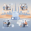 Nouveau guide sectoriel explique comment les entreprises des zones franches des Émirats peuvent légalement embaucher du personnel travaillant à l’étranger