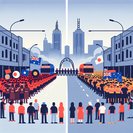 El Día de Australia enfrenta manifestaciones enfrentadas de ‘Día de la Invasión’ y protestas antiinmigración en el centro de Melbourne