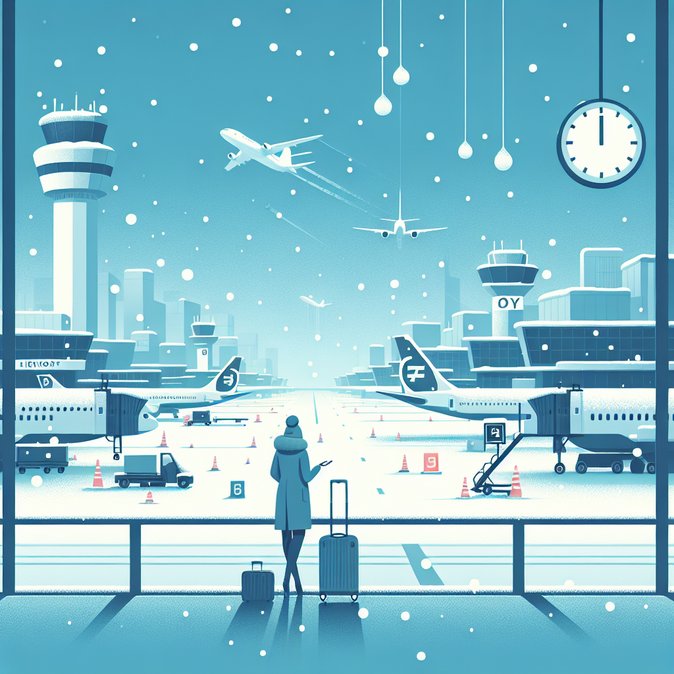 Snow and Staff Shortages Trigger 20 % Flight Delays at Vienna Airport