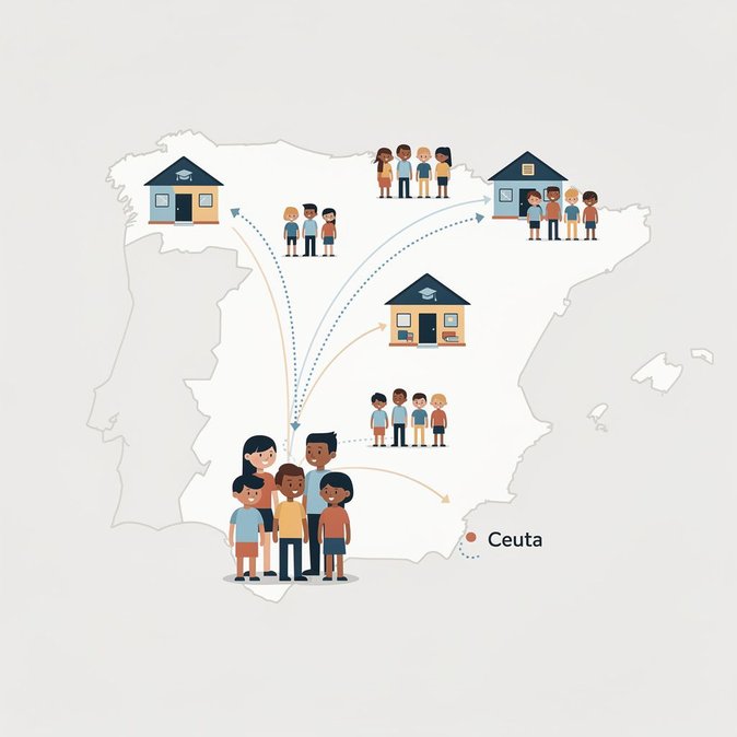 Spain to Relocate Unaccompanied Migrant Minors from Ceuta Within Two Months