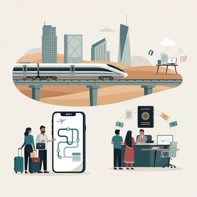 What changes on 1 July?  From Etihad Rail’s first passenger route to a new Indian passport service hub