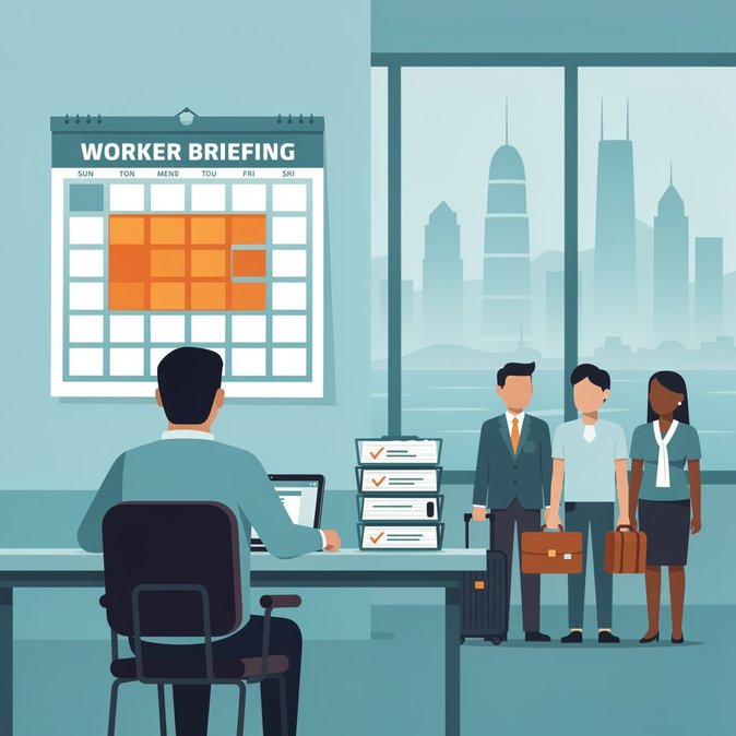 Labour Department reminds firms to send imported workers to mandatory ESLS briefing
