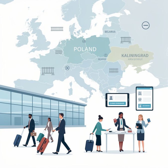 Australia updates Poland travel advice, flags closures on Belarus and Kaliningrad borders