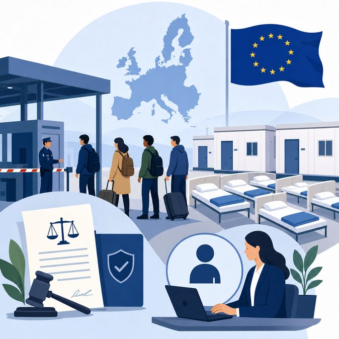 L'Espagne prépare 3 301 places d'accueil pour lancer la procédure européenne d'asile aux frontières le 12 juin
