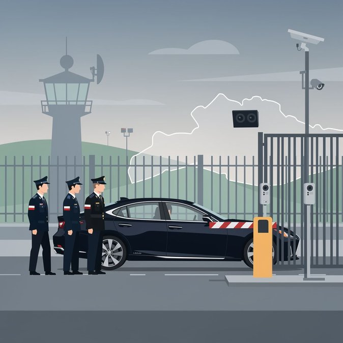 La Guardia Fronteriza recupera un Lexus robado en Alemania valorado en 50,000 € en el paso fronterizo de Grzechotki