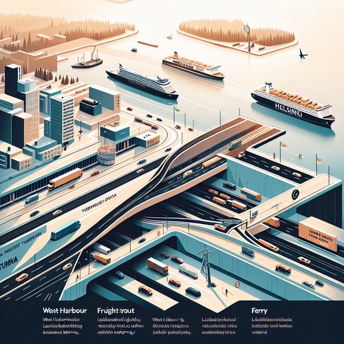 Le Conseil municipal d'Helsinki approuve un tunnel de fret de 300 millions d'euros au port ouest pour désengorger la circulation à Jätkäsaari