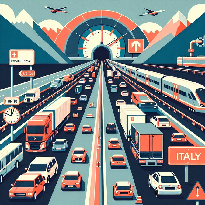 Easter Getaway Chaos: Gotthard Tunnel Traffic Jam Peaks at 21 km, Disrupting Cross-Border Travel
