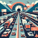 Caos en la escapada de Semana Santa: Atasco de tráfico en el túnel de Gotardo alcanza los 21 km, afectando el paso fronterizo