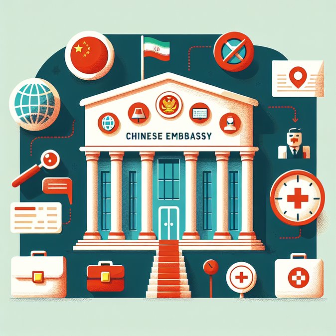 Chinese Embassy in Tehran Halts Visa Issuance Amid Escalating Conflict