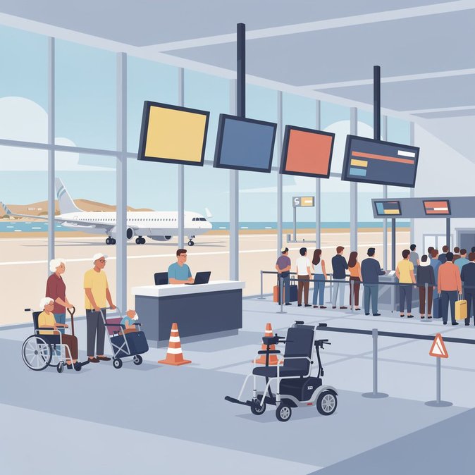 Le personnel d’assistance à la mobilité de l’aéroport de Palma annonce une grève illimitée de 24 heures à partir du 17 juin