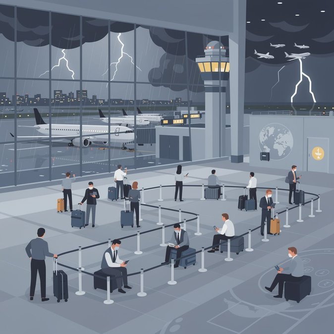 De violents orages provoquent l'annulation de 359 vols et retardent des centaines d'autres à l'aéroport O’Hare de Chicago