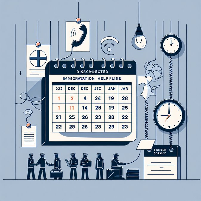 Interior Ministry Immigration Hotlines Go Dark Until 2 January