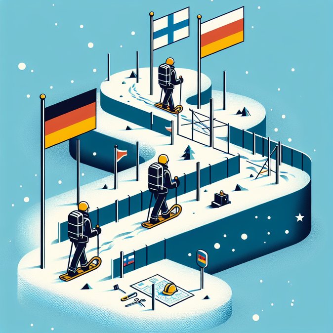 Finnish Border Guard probes illegal snowshoe crossing into Russia