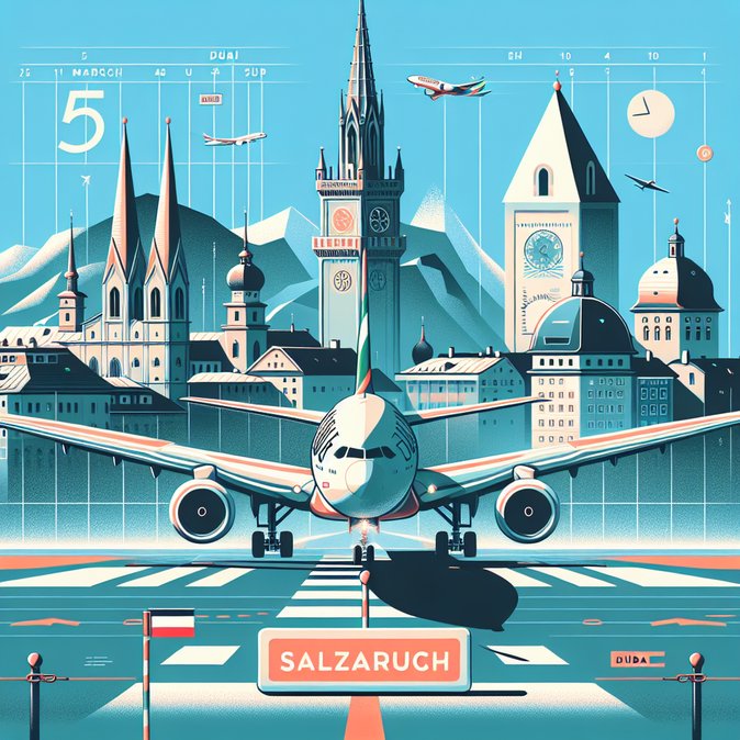 First commercial flight from Dubai touches down in Salzburg after Iran conflict reroutes