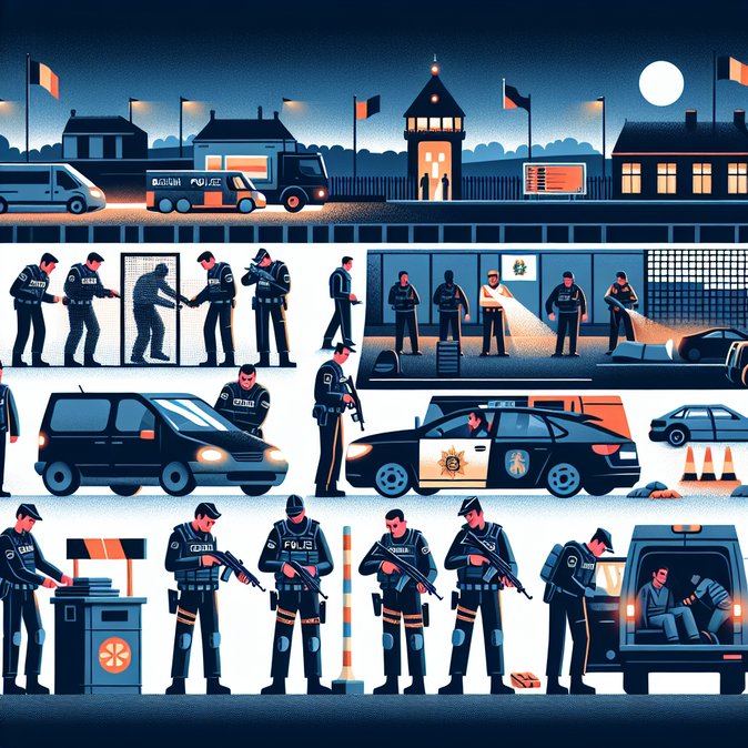 Overnight Border Blitz Sees 734 People Checked on Belgian-French Frontier