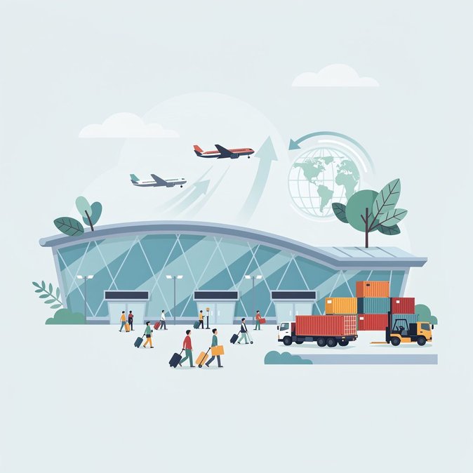 El tráfico de pasajeros en el Aeropuerto Internacional de Hong Kong crece un 12% en el primer semestre de 2026, mientras que el aumento de carga supera al de sus competidores regionales