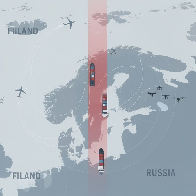 Finland Temporarily Shuts Air & Sea Corridor in Gulf of Finland Over Drone Threat