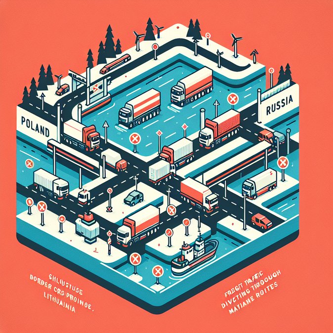 Warsaw shutters ten road and rail crossings with Russia and Belarus, diverting freight corridors