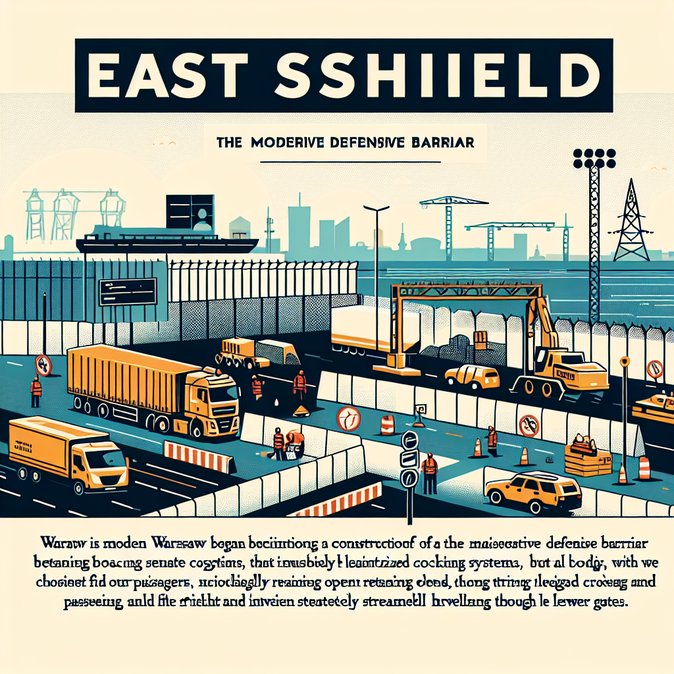 Poland Breaks Ground on €2.5 Billion “East Shield” Fortifications Along Russian and Belarusian Borders