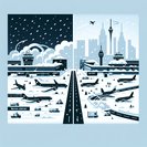 Snow forces late-night operations at Frankfurt Airport, but Hahn runs smoothly