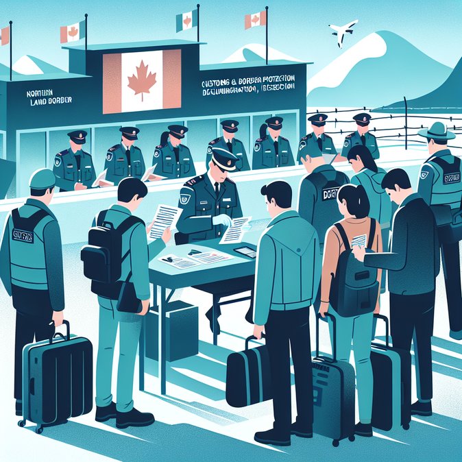 US Border Officers Tighten Screening of Canadian Visitors