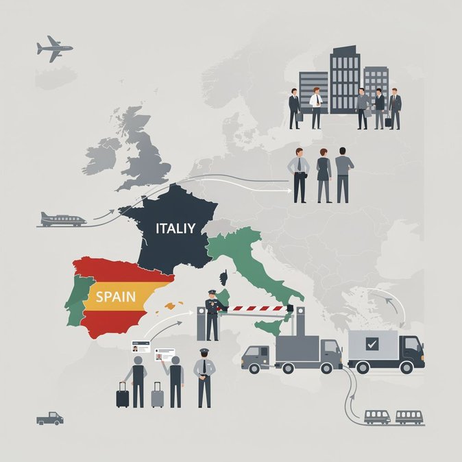 Alemania insta a mantener el espacio Schengen tras la decisión de Italia de reestablecer controles fronterizos con España