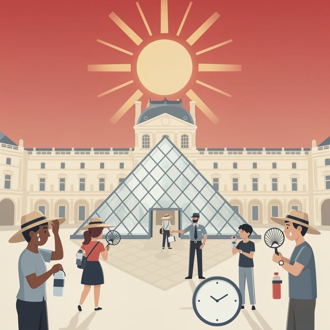 Louvre Shortens Opening Hours as Heatwave Forces Cultural-Site Adjustments Nationwide