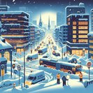 Snowstorm paralyses surface transport: Zurich buses halted, nearly 100 road accidents nationwide