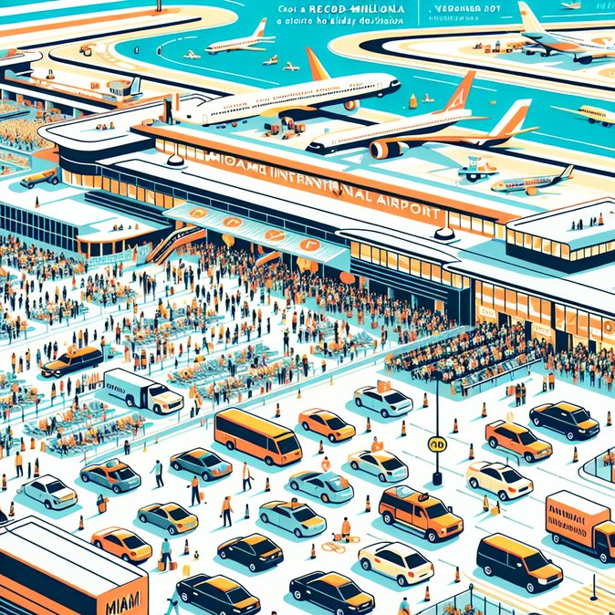 L'aéroport international de Miami prévoit 2 millions de voyageurs alors que la Floride domine les listes de souhaits pour les vacances