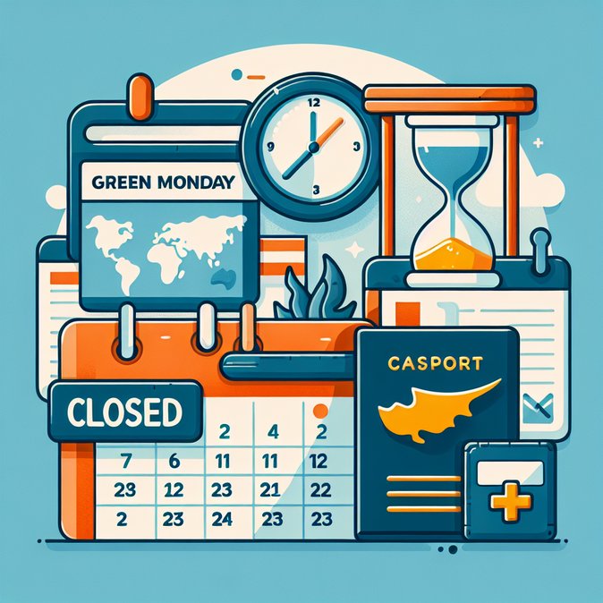 Green Monday Public Holiday Shuts Cypriot Consulates Worldwide—Plan Visa Submissions Accordingly