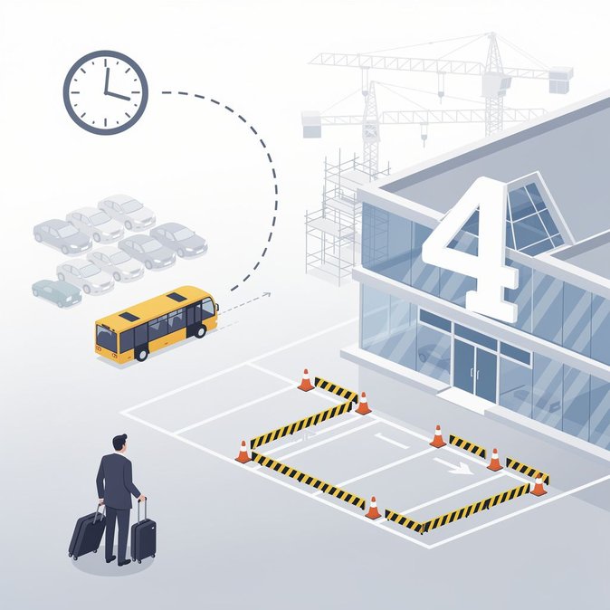 Heathrow closes Terminal 4 multi-storey car park in major redevelopment – new parking and drop-off rules from today