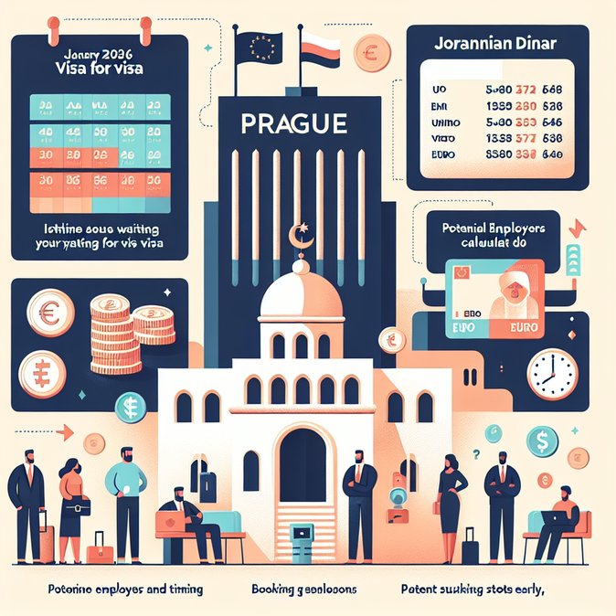 Czech Embassy in Amman Publishes January 2026 Visa-Fee Schedule
