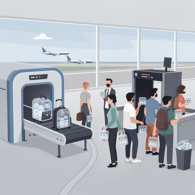 Zurich Airport scraps 100 ml rule: travellers allowed up to 2 litres of liquids in cabin bags from today