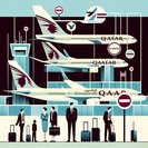 Middle-East airspace crisis hits Brazil: Qatar, American and United cancel São Paulo services