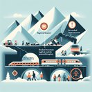 Peligro de avalanchas obliga al cierre de carreteras y ferrocarriles alpinos suizos; tren regional descarrilado