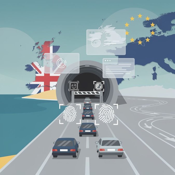 El Eurotúnel advierte que un fallo en el software del Sistema de Entrada/Salida de la UE podría retrasar los controles biométricos