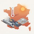 Météo-France Warns Heatwave Contracting Toward South-East but Maintains Orange Alert