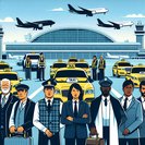 Larnaca Airport Taxi Walkout Highlights App-Based Mobility Flashpoint