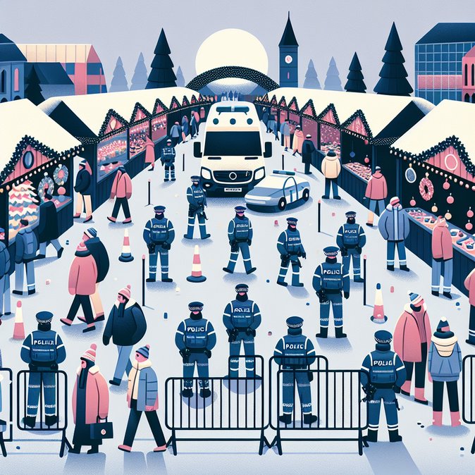 Heightened Security At Czech Christmas Markets As Crowds Swell