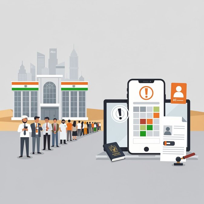البعثات الهندية في الإمارات تشدد قواعد الزيارة المباشرة وتطلق بوابة جديدة وسط نزاع مع مزودي الخدمات